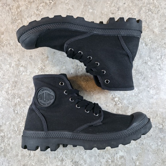 Palladium Men\'s Pampa Hi Boot Triple Black 02352-060 Size 8 main image 6